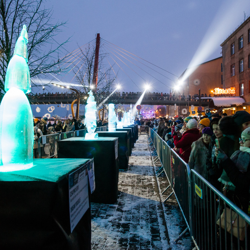 21. Starptautisko Ledus skulptūru festivālu Jelgavā aizvadīs kino gaisotnē