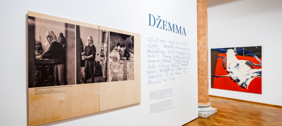 Ar īpašiem pasākumiem LNMM atzīmēs Džemmas Skulmes 100. dzimšanas dienu