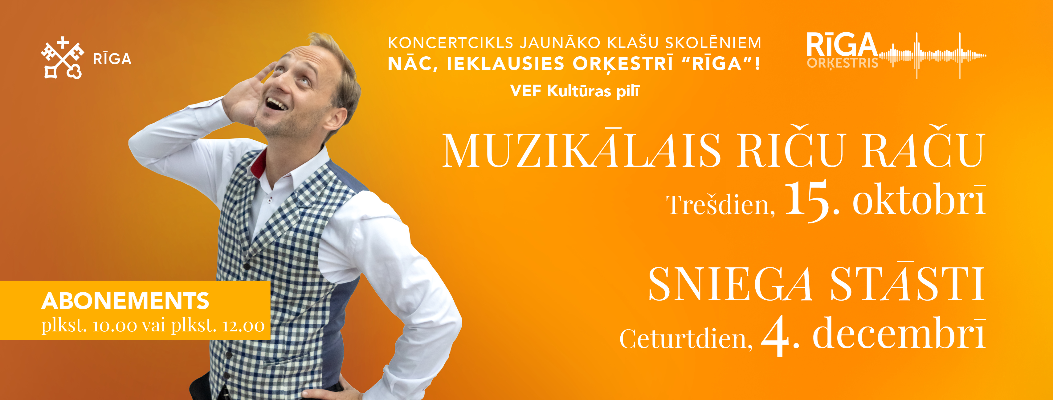 Nāc ieklausies orķestrī Rīga