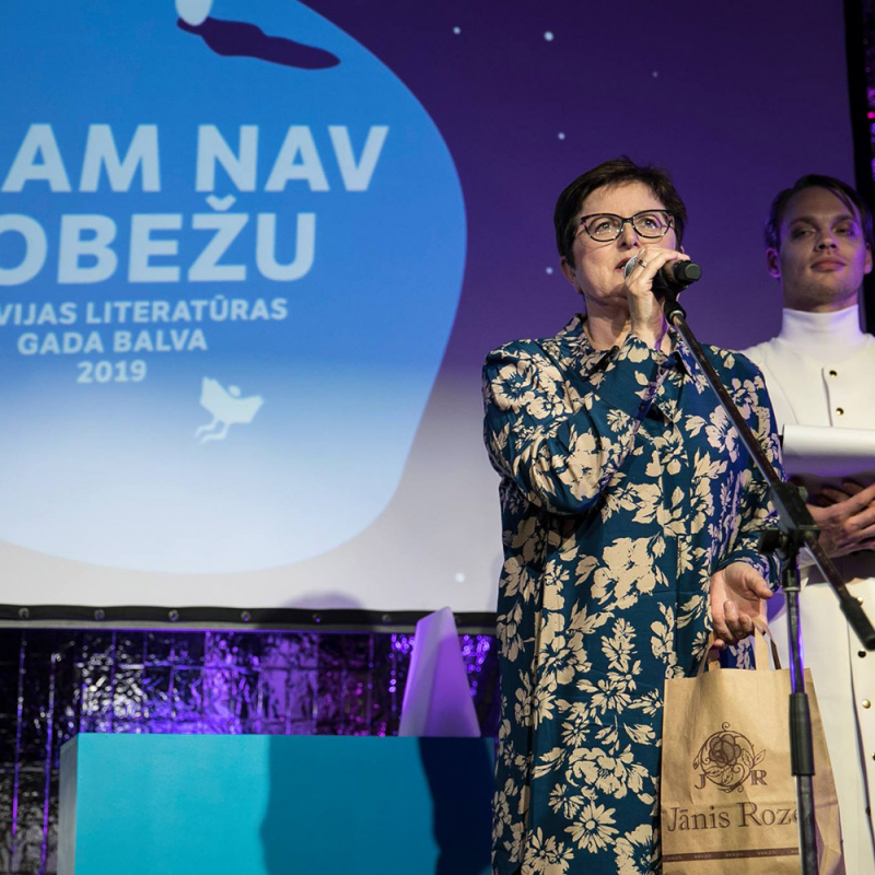 Ieskats Latvijas Literatūras gada balvas pasniegšanas ceremonijā. FOTO