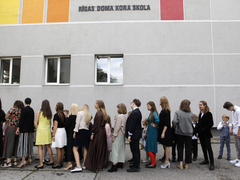 Rīgas Doma kora skolas jaunie mūziķi atgriežas koncertdzīvē