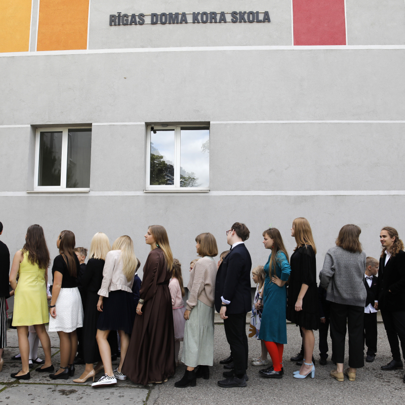 Rīgas Doma kora skolas jaunie mūziķi atgriežas koncertdzīvē